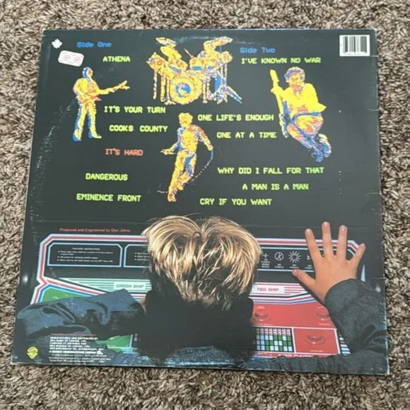 The Who It's Hard Vinyl Record 1982 Vintage - Picture 2 of 3